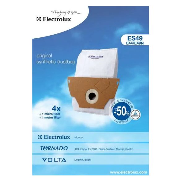 Electrolux Mondo porzsák (4db+2 filter)